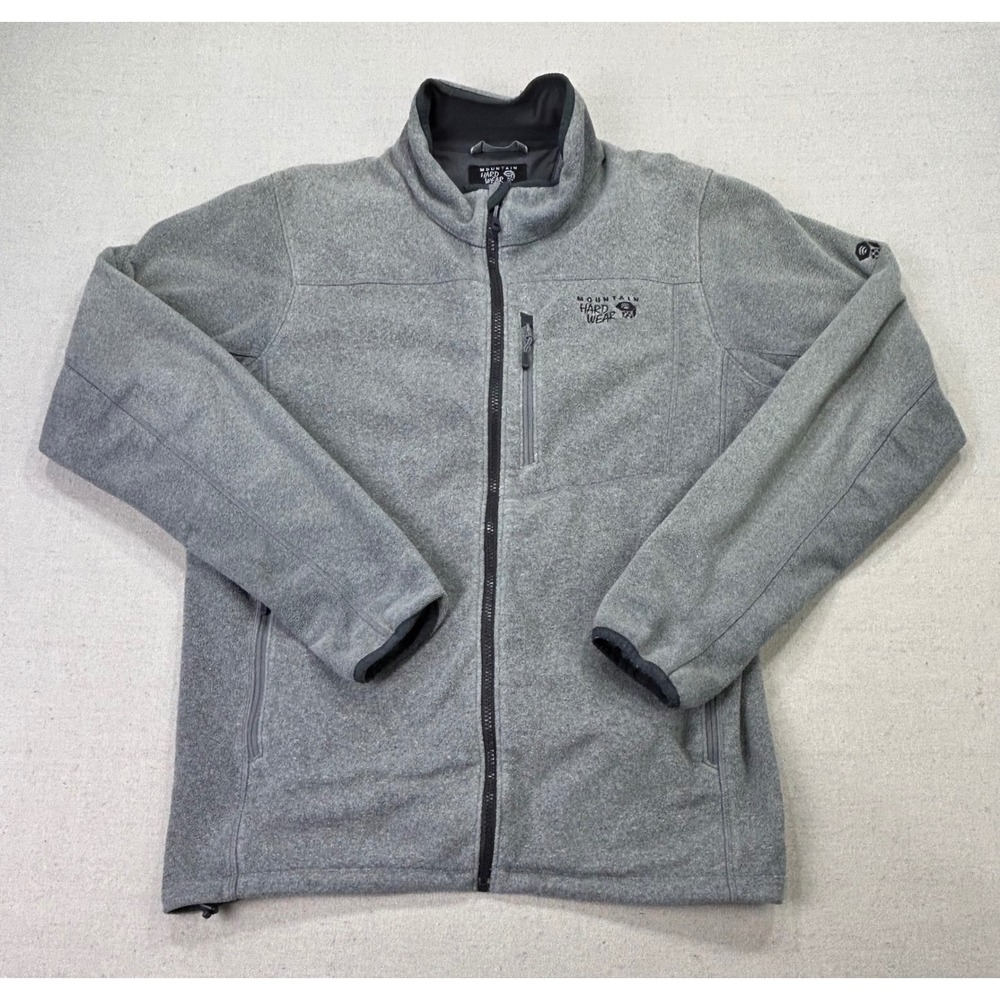 Mountain Hardwear Mens Large Full Zip Fleece Jacket Mock Neck Better Sweater